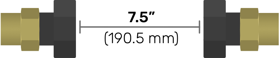 Ensure that the water line is parallel.webp