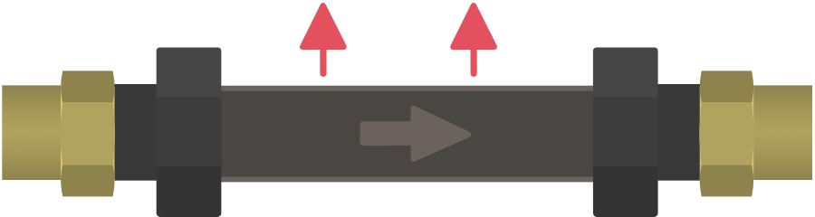Flush Water Line with Spacer Tube with Arrows.webp