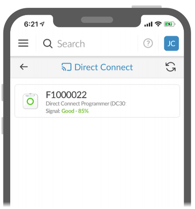 DC Mobile Tap Tile Connect