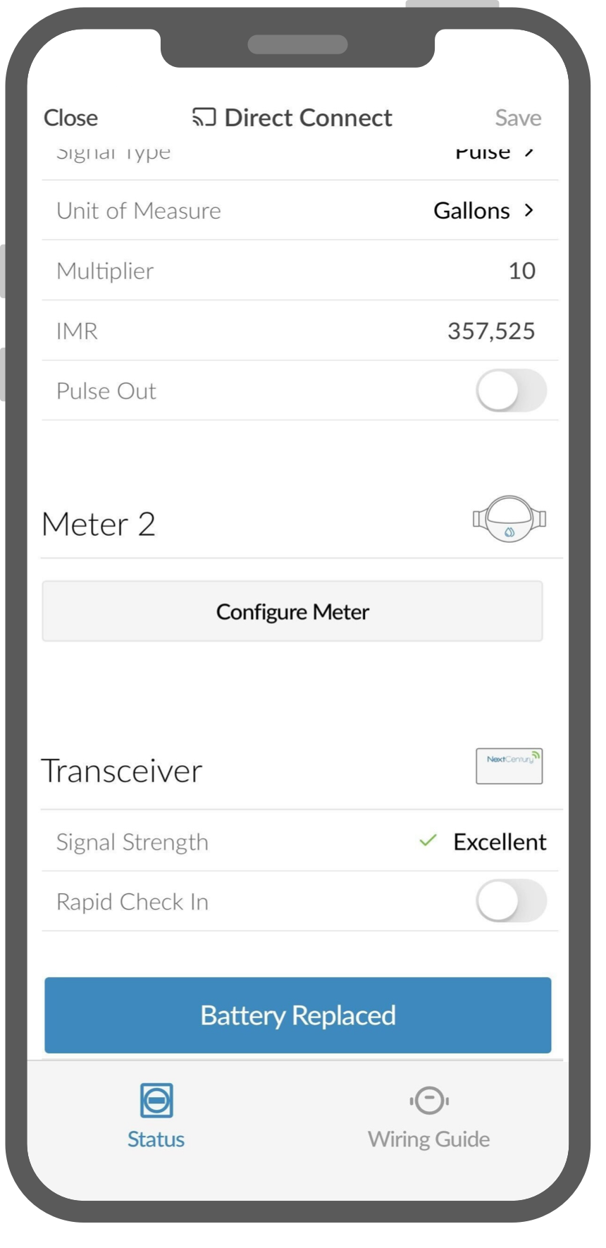 Direct Connect Battery Replaced