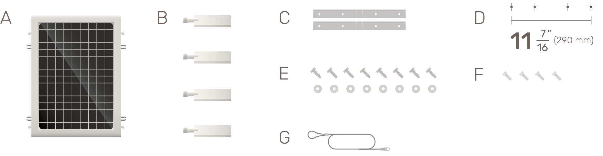 Flat Mount Components