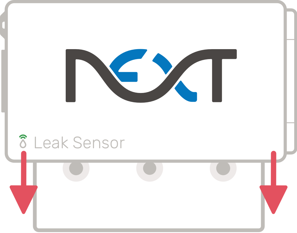 Slide the Leak Sensor onto Mount Copy